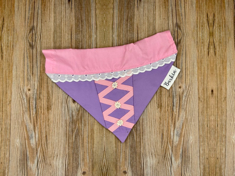 Rapunzel Over the Collar Dog Bandana