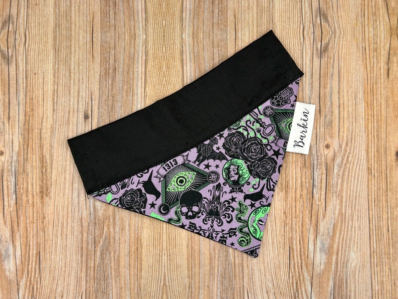 Madame Leota Haunted Mansion Over the Collar Dog Bandana