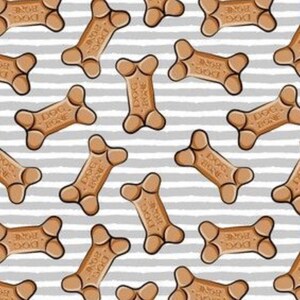 Dog Treat Milk Bone Over the Collar Dog Bandana