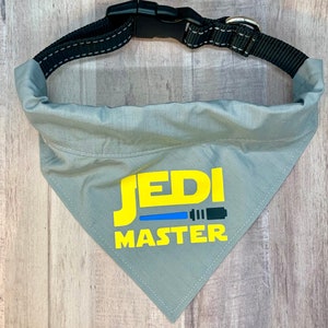 Jedi Master Over the Collar Dog Bandana