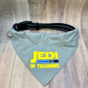 Jedi In Training Over the Collar Dog Bandana