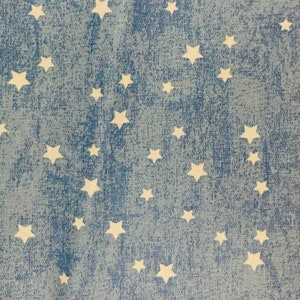 Faux Denim Stars Patriotic Summer Over the Collar Dog Bandana