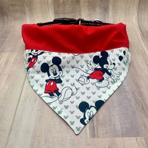 Mickey Mouse Over the Collar Dog Bandana