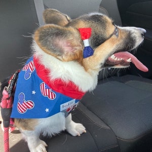 Mickey Mouse Patriotic Summer Over the Collar Dog Bandana