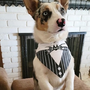 Jack Skellington Over the Collar Dog Bandana