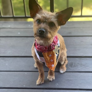 Sheriff Woody Over the Collar Dog Bandana