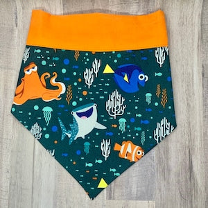 Finding Dory Over the Collar Dog Bandana