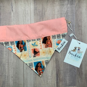 Moana Over the Collar Dog Bandana