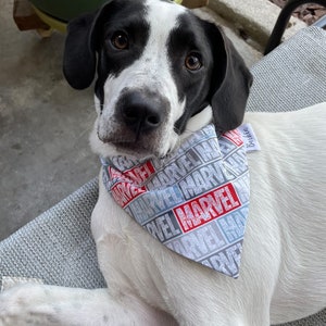 Marvel Over the Collar Dog Bandana