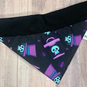Hat Box Ghost Over the Collar Dog Bandana