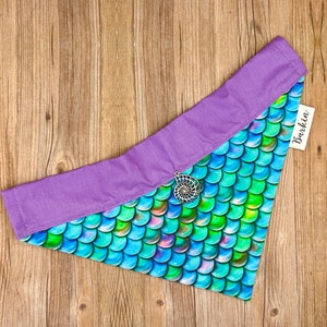 Mermaid Over the Collar Dog Bandana