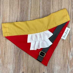 Live Action Gaston Over the Collar Dog Bandana