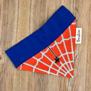 Spider Web Over the Collar Dog Bandana