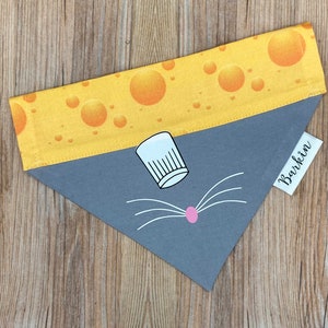 Mouse Chef Over the Collar Dog Bandana