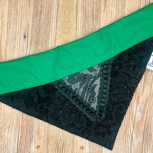 Green Witch Over the Collar Dog Bandana