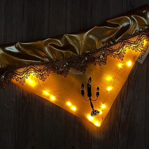 Lumiere Light Up Over the Collar Dog Bandana