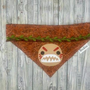 Angry Coconut Over the Collar Dog Bandana