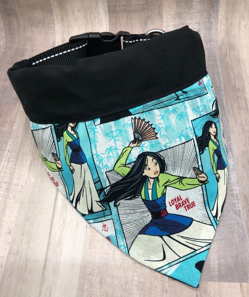 Mulan Comic Over the Collar Dog Bandana