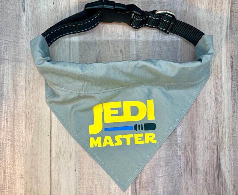 Jedi Master Over the Collar Dog Bandana
