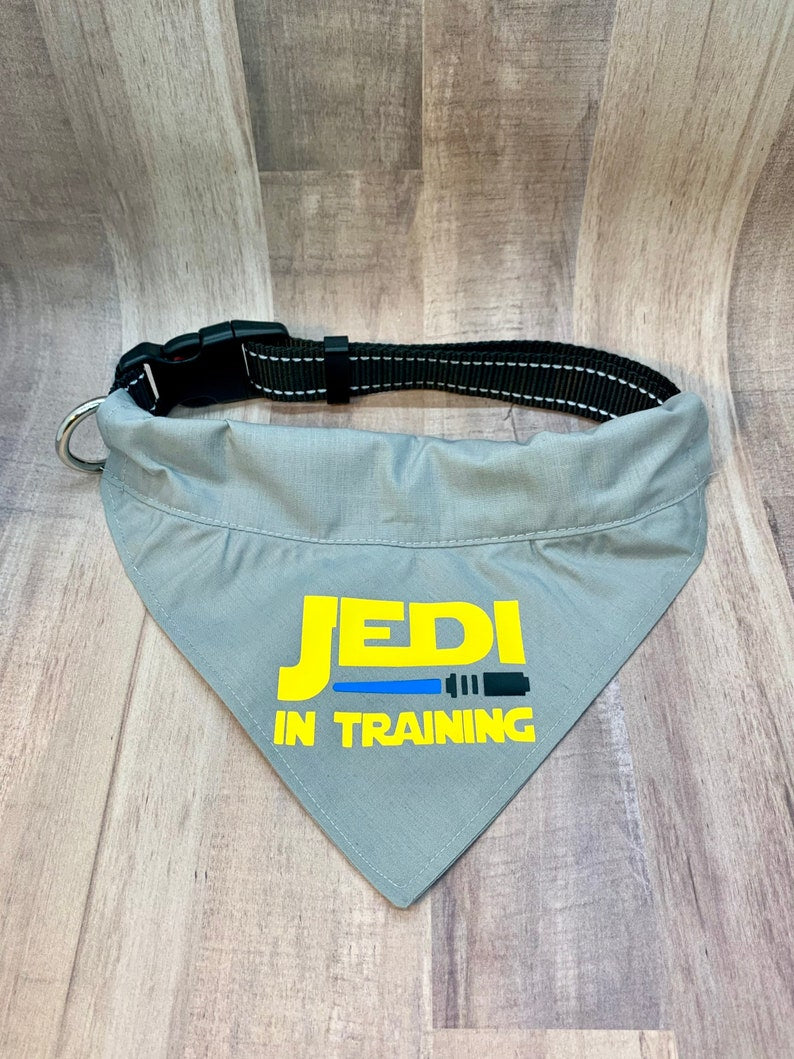 Jedi In Training Over the Collar Dog Bandana