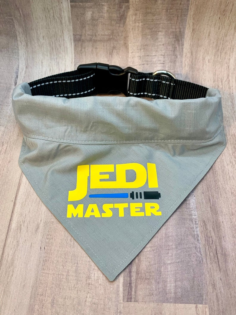 Jedi Master Over the Collar Dog Bandana
