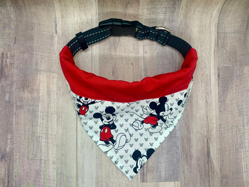 Mickey Mouse Over the Collar Dog Bandana