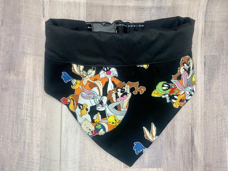 Looney Cartoon Over the Collar Dog Bandana