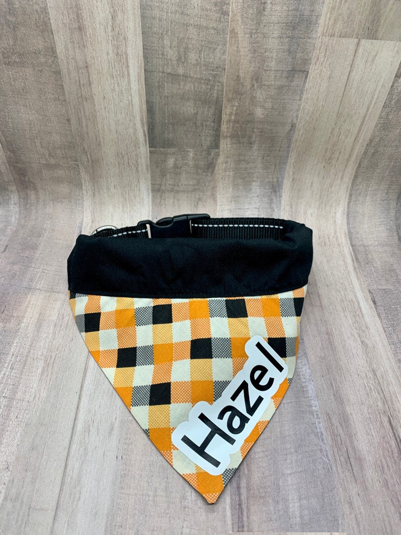 Personalized Halloween Paid Over the Collar Dog Bandana