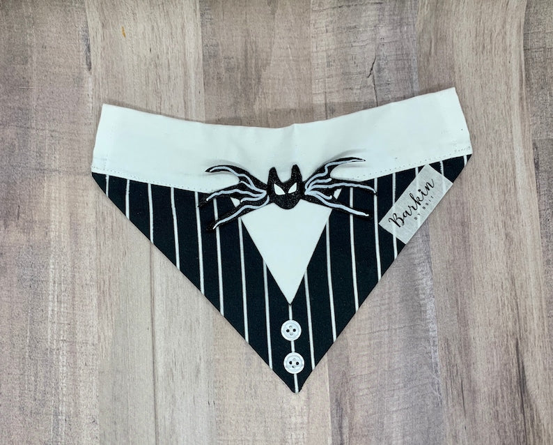 Jack Skellington Over the Collar Dog Bandana