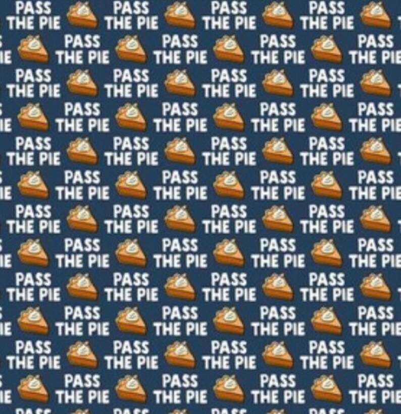 Pass the Pie Over the Collar Dog Bandana
