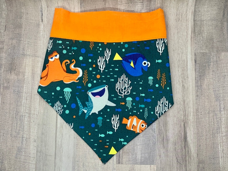 Finding Dory Over the Collar Dog Bandana