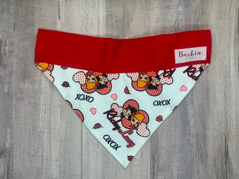 Lucy Cartoon Over the Collar Dog Bandana
