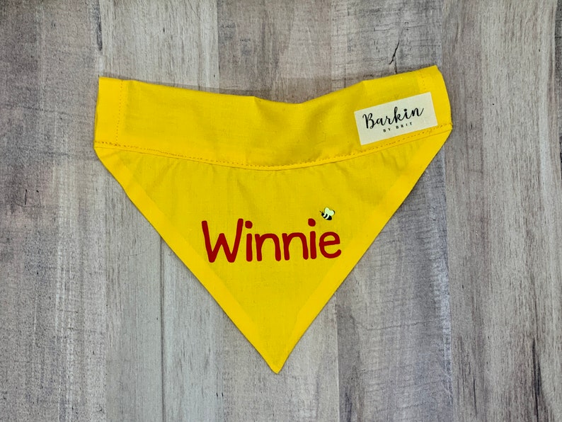Winnie Over the Collar Dog Bandana