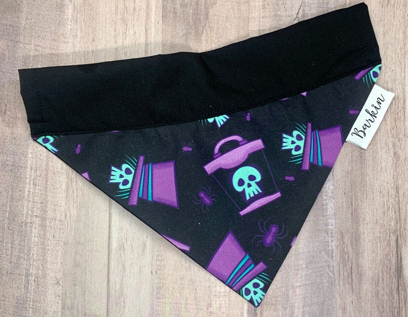 Hat Box Ghost Over the Collar Dog Bandana