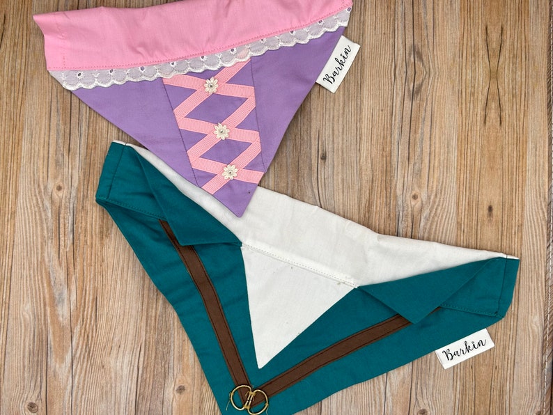 Rapunzel Over the Collar Dog Bandana