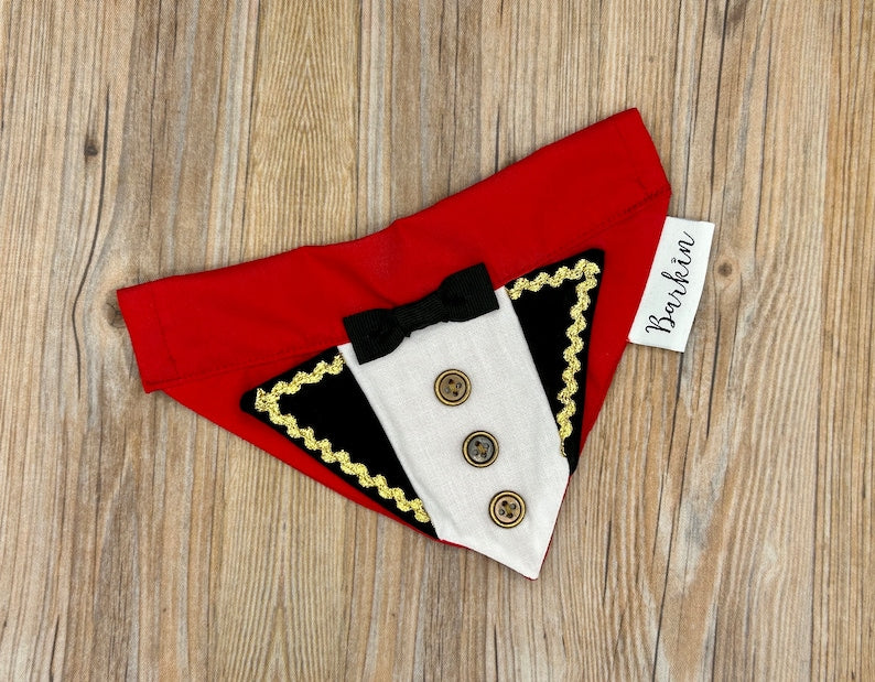 Ring Master Over the Collar Dog Bandana