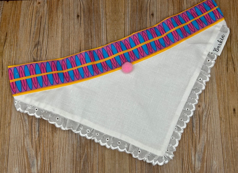 Mrs. Potts Over the Collar Dog Bandana