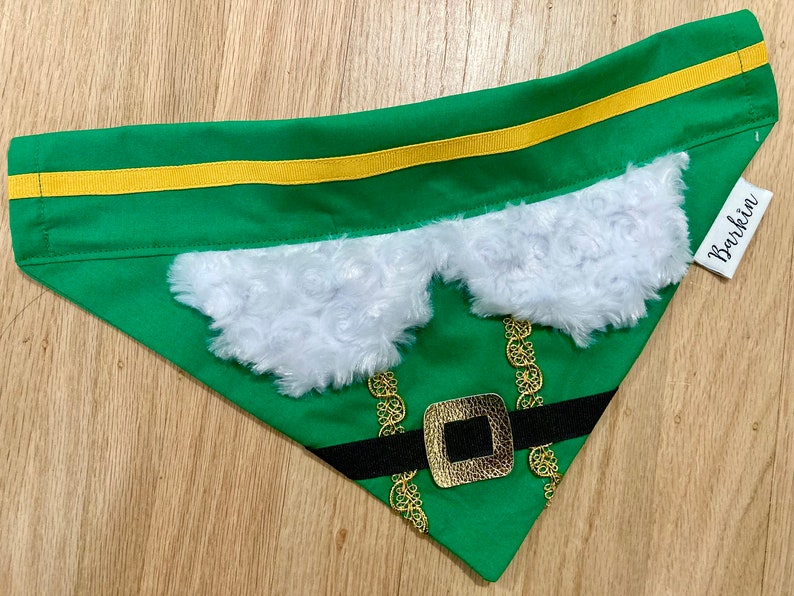 Elf Friends Over the Collar Dog Bandana