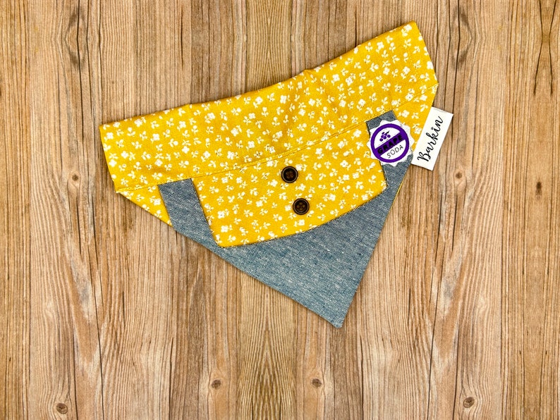 Ellie UP Over the Collar Dog Bandana
