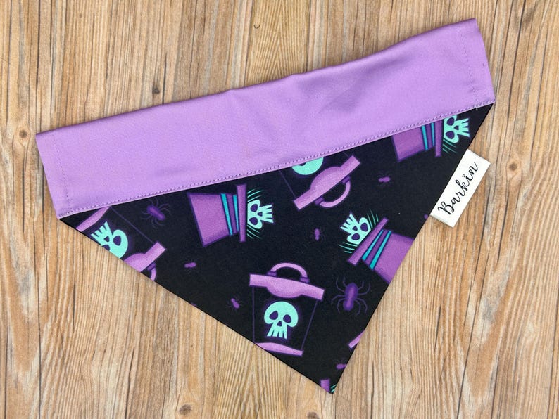 Hat Box Ghost Over the Collar Dog Bandana