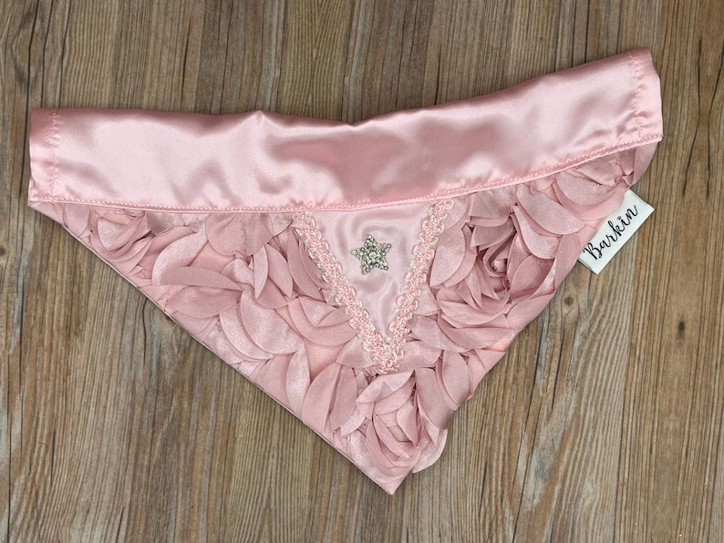 Pink Witch Over the Collar Dog Bandana