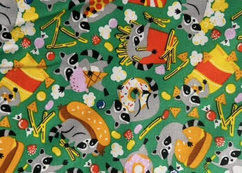 Trash Panda Over the Collar Dog Bandana