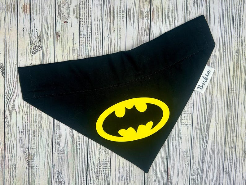 Bat Hero Over the Collar Dog Bandana