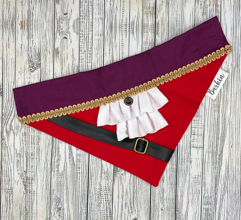 Captain Hook Over the Collar Dog Bandana